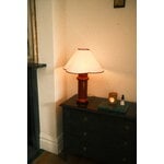 Tala Heath table lamp, port red - natural cotton, view 13