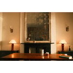 Tala Heath table lamp, port red - natural cotton, view 7