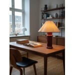 Tala Heath table lamp, port red - natural cotton, view 8