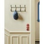 HAY Tape coat rack, small, metallic grey