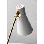 Innolux Tapio table lamp, white - brass, decoration image