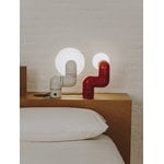 Santa & Cole Lampe de table Tatu, rouge