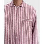 Tekla Poplin pyjamasbyxor, rabarber ränder, dekorationsbild