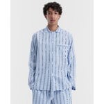 Tekla Poplin pyjama pants, stave stripes, decoration image