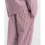 Tekla Poplin pyjamasbyxor, rabarber ränder, dekorationsbild