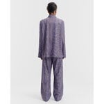 Tekla Poplin pyjama pants, chestnut stripes, decoration image