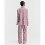 Tekla Poplin pyjamasbyxor, rabarber ränder, dekorationsbild
