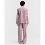 Tekla Poplin pyjamasbyxor, rabarber ränder, dekorationsbild