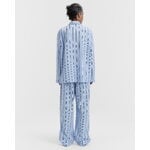 Tekla Poplin pyjama pants, stave stripes, decoration image