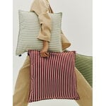 HAY Terrazza cushion, 50 x 50 cm, olive bold stripe, decoration image