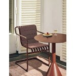 HAY Terrazza Folding seat cushion, 82 x 40 cm, terracotta bold stripe, decoration image
