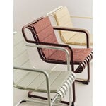 HAY Terrazza Folding seat cushion, 82 x 40 cm, grey bold stripe, decoration image