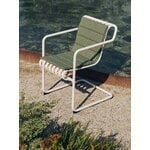 HAY Palissade Cantilever dining armchair, cream white, decoration image