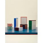HAY Tin container, L, off-white - red, decoration image