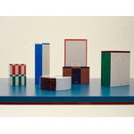 HAY Tin container, L, off-white - red, decoration image