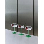 HAY Tint coupe glass, 2 pcs, green, decoration image
