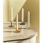 HAY Tiny candleholder, curved, yellow