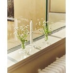 HAY Tiny candleholder, curved, clear