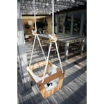 Lillagunga Lillagunga Toddler swing, oak - white seat and rope, decoration image