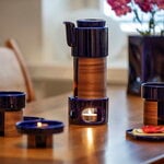 Tonfisk Design Warm tea set, blue - walnut, ceramic lid