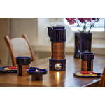 Tonfisk Design Warm tea set, blue - walnut, ceramic lid