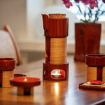 Tonfisk Design Warm tea set, brown - oak, ceramic lid