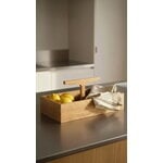 Ro Collection Toolbox container, low, oiled oak, decoration image
