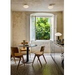 &Tradition Mist Tischleuchte AP17, Grigio Caldo Marmor - Opalglas, dekorationsbild