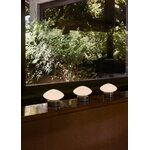 &Tradition Mist portable table lamp AP21, Grigio Caldo marble - opal glass, decoration image
