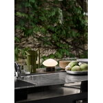 &Tradition Mist portable table lamp AP21, Grigio Caldo marble - opal glass, decoration image