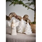 Uyuni Lighting LED Christmas tree candle, 10 x 15 cm, nordic white, decoration image