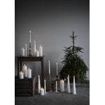 Uyuni Lighting LED taper candle, 20,5 cm, 2 pcs, nordic white, decoration image