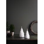 Uyuni Lighting LED Christmas tree candle, 11 x 18 cm, nordic white, decoration image