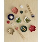 Marimekko Unikko and Kivet chopstick rest, 4 pcs, pink - pear - orange red - d.green, view 2