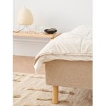 Matri Tuuli double bed cover, 260 x 260 cm, nougat