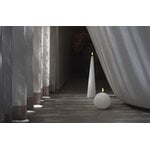 Uyuni Lighting LED round candle, 10 x 10 cm, nordic white, decoration image