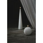 Uyuni Lighting LED round candle, 10 x 10 cm, nordic white, decoration image