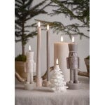 Uyuni Lighting LED Christmas tree candle, 10 x 15 cm, nordic white, decoration image