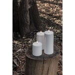 Uyuni Lighting Candela a colonna LED Outdoor, 8,4 x 10 cm, bianca, immagine decorativa