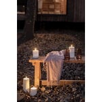 Uyuni Lighting Outdoor LED pillar candle, 8,4 x 10 cm, white, decoration image