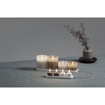 Uyuni Lighting Rechargeable LED tealight candle, 3,9 x 2,3 cm, white plain, 2 pcs, decoration image