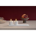 Uyuni Lighting Rechargeable LED pillar candle, 6,8 x 6,8 cm, white plain, decoration image