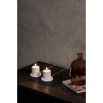 Uyuni Lighting Rechargeable LED pillar candle, 6,8 x 6,8 cm, white plain, decoration image