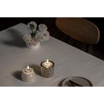 Uyuni Lighting Bougie chauffe-plat LED rechargeable, 3,9 x 2,3 cm, grès uni, 2 pcs, image décorative