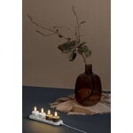 Uyuni Lighting Bougie chauffe-plat LED rechargeable, 3,9 x 2,3 cm, grès uni, 2 pcs, image décorative