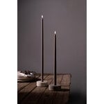 Uyuni Lighting LED tall taper candle, 55 cm, sandstone, decoration image