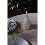 Uyuni Lighting LED Christmas tree candle, 10 x 15 cm, nordic white, decoration image