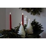 Uyuni Lighting LED Christmas tree candle, 10 x 15 cm, nordic white, decoration image