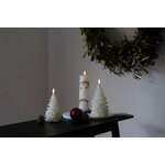 Uyuni Lighting LED Christmas tree candle, 10 x 15 cm, nordic white, decoration image