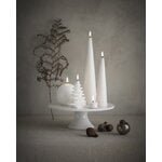 Uyuni Lighting LED Christmas tree candle, 11 x 18 cm, nordic white, decoration image